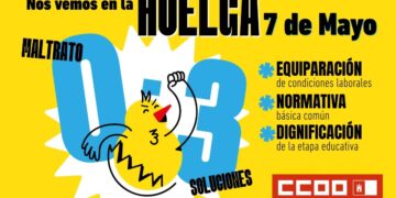 CCOO Castilla-La Mancha apoya la huelga del sector 0-3 y respalda las reivindicaciones de la plataforma