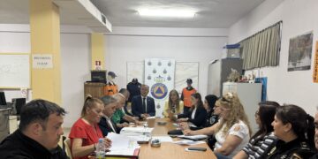 El alcalde supervisa el dispositivo de seguridad para el primer día de feria