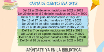 Abierta la inscripción en los Talleres de Verano de Animación a la Lectura de la Biblioteca Municipal